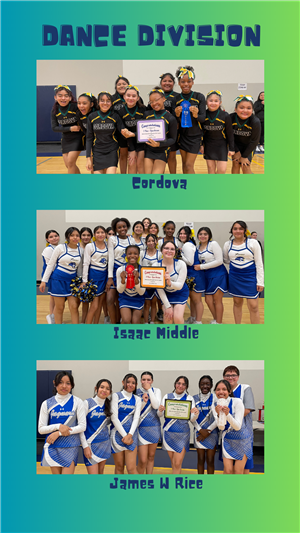 Cheer Competition Dance Division Winners